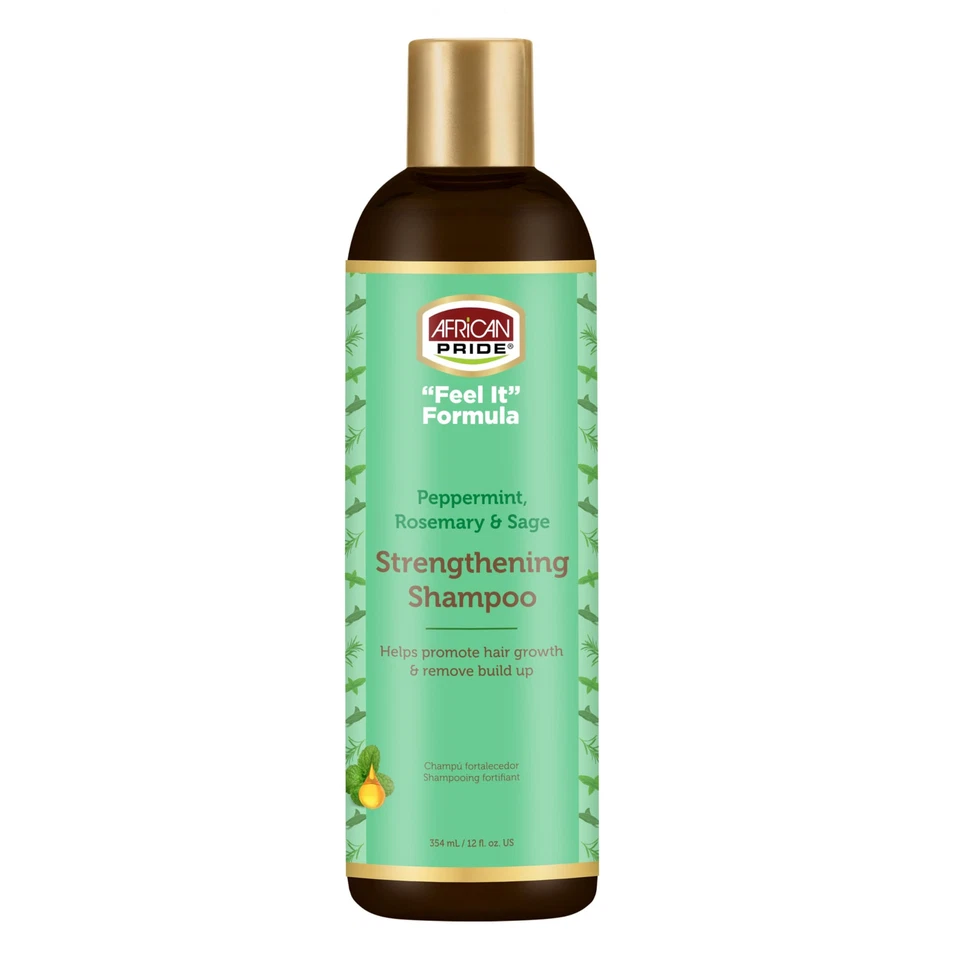 Feel It Formula Hair Growth Shampoo with Peppermint Rosemary Sage 12 Fl Oz